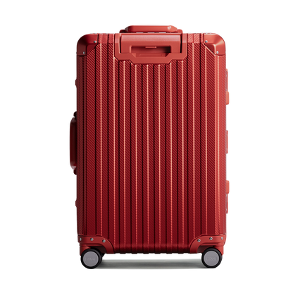 Red Aluminium Luggage