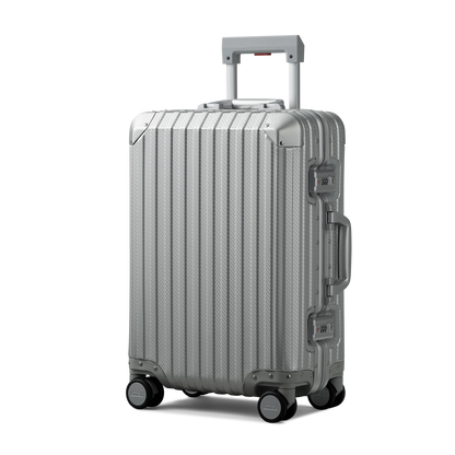 Silver Aluminium Luggage