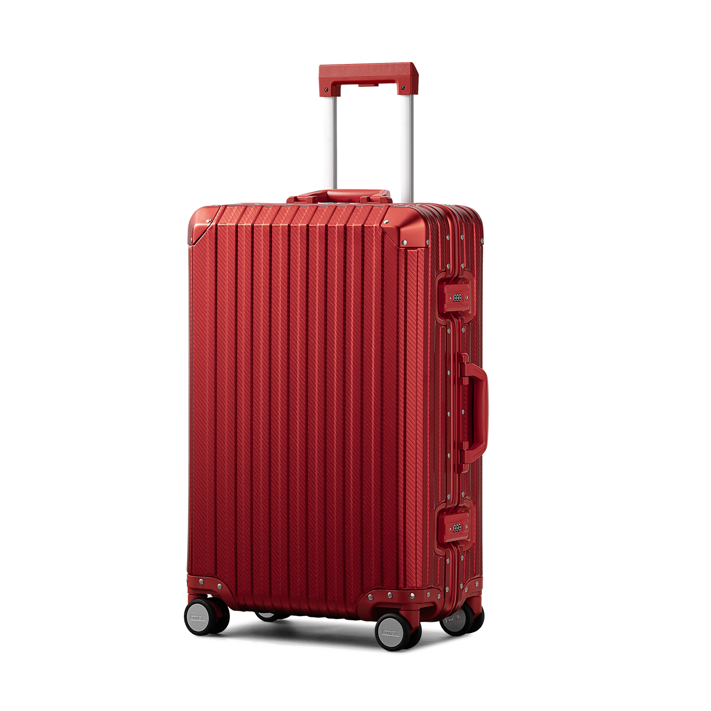Red Aluminium Luggage