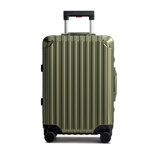 Green Aluminium Luggage