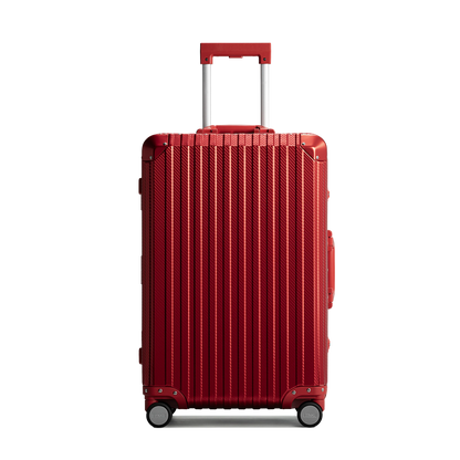 Red Aluminium Luggage