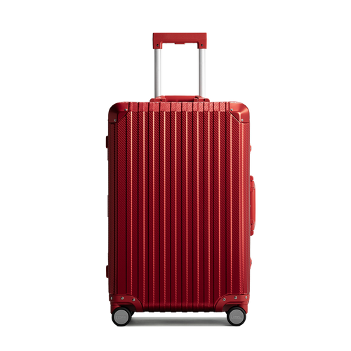 Red Aluminium Luggage