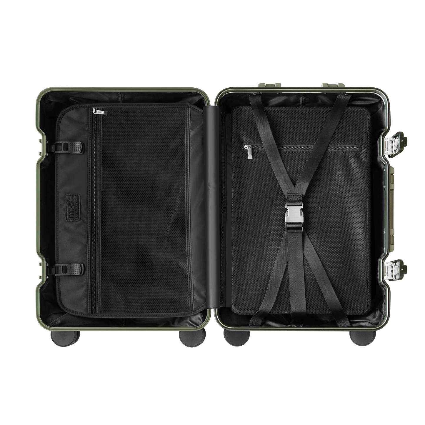 Green Aluminium Luggage