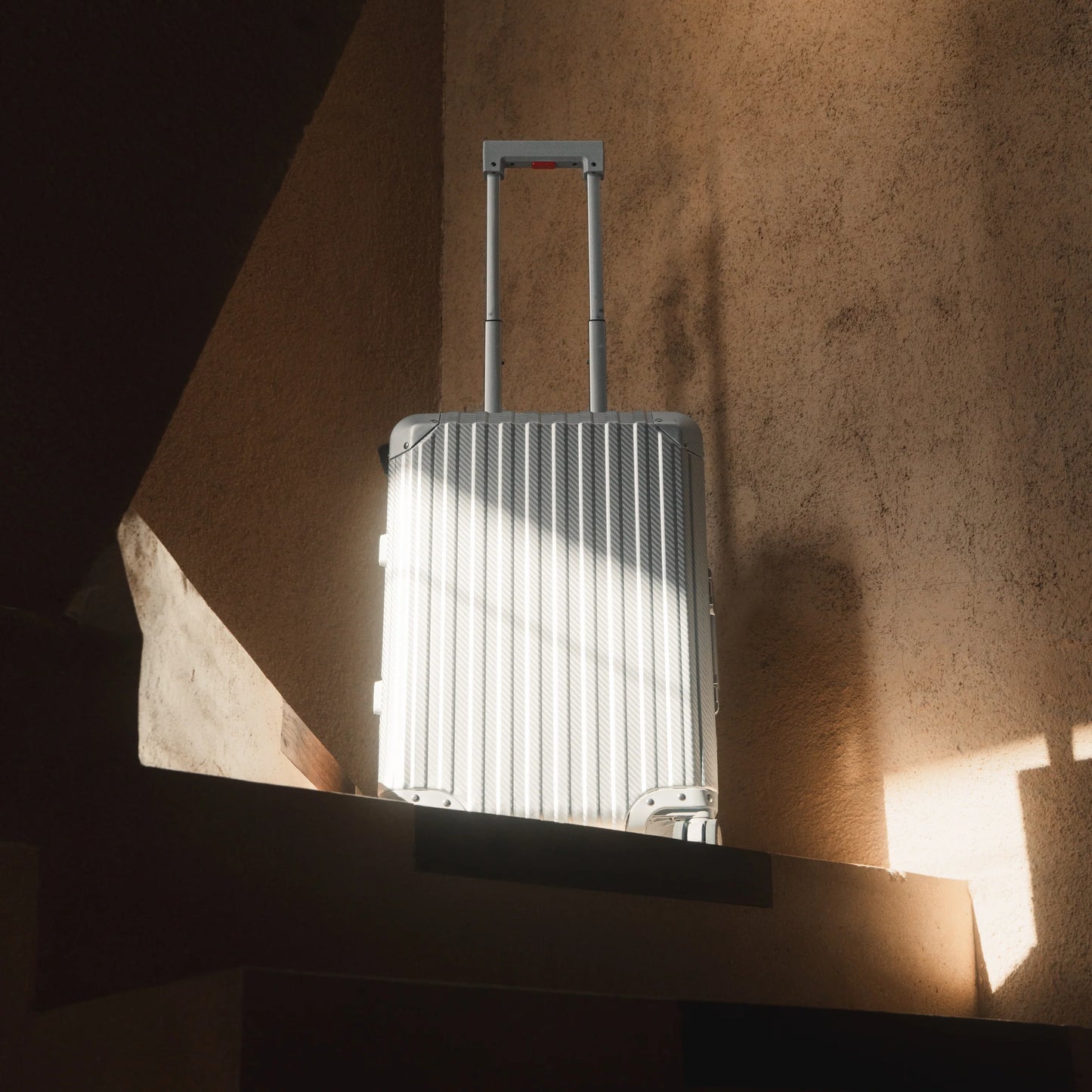 Silver Aluminium Luggage