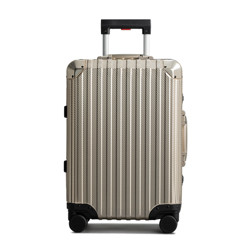 Gold Aluminium Luggage