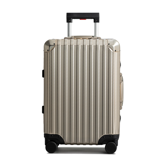 Gold Aluminium Luggage