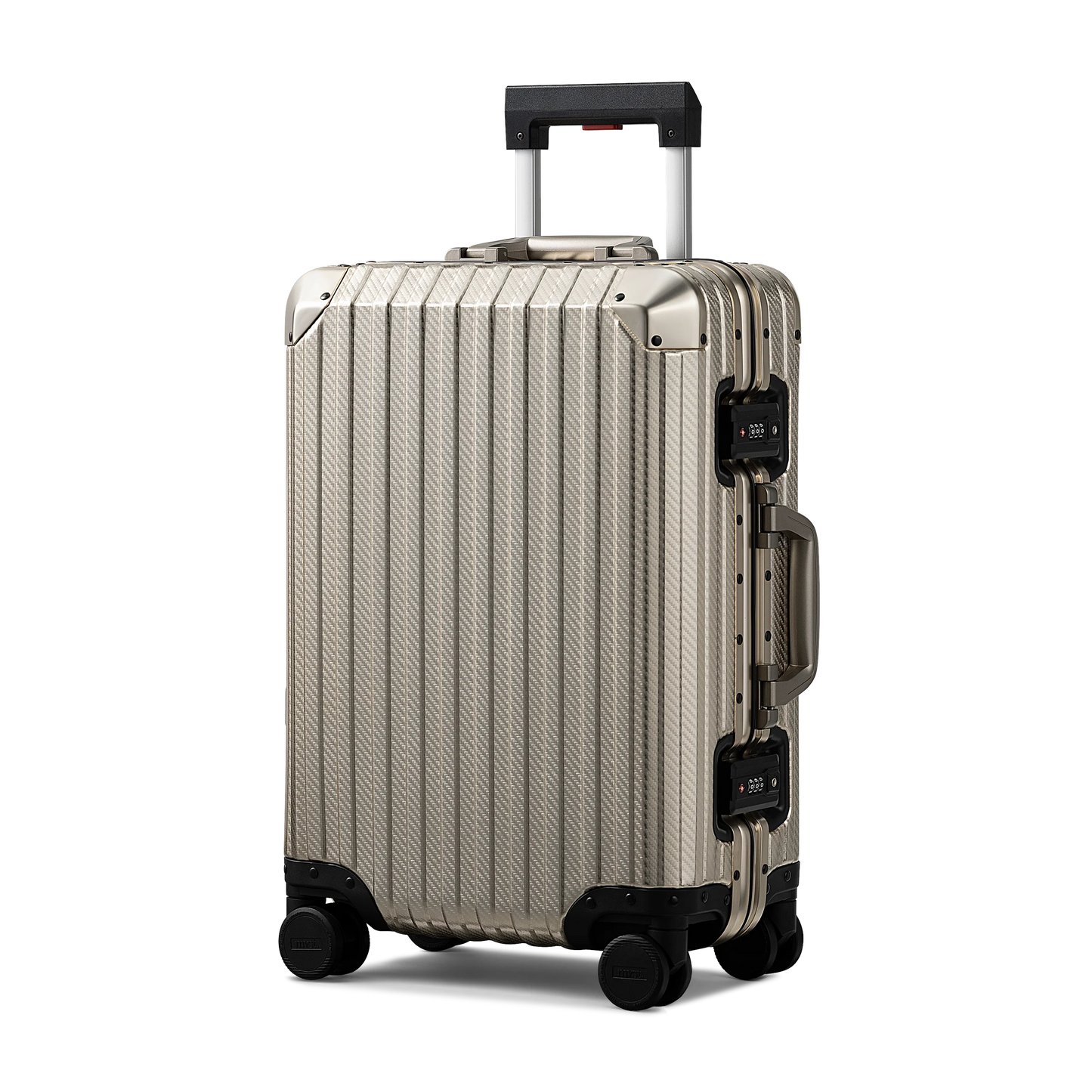 Gold Aluminium Luggage