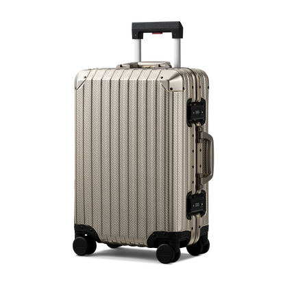 Gold Aluminium Luggage