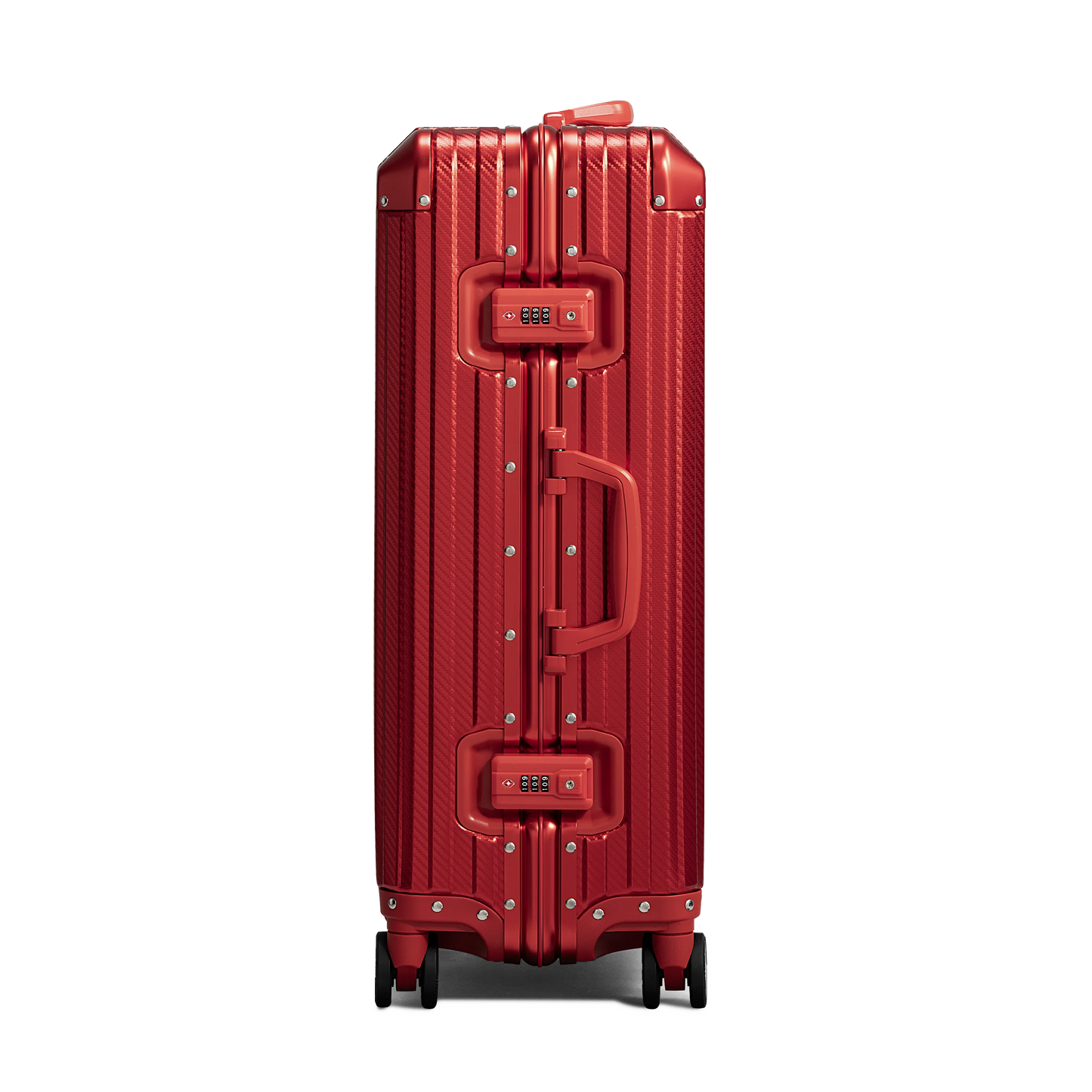 Red Aluminium Luggage