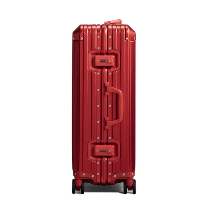 Red Aluminium Luggage
