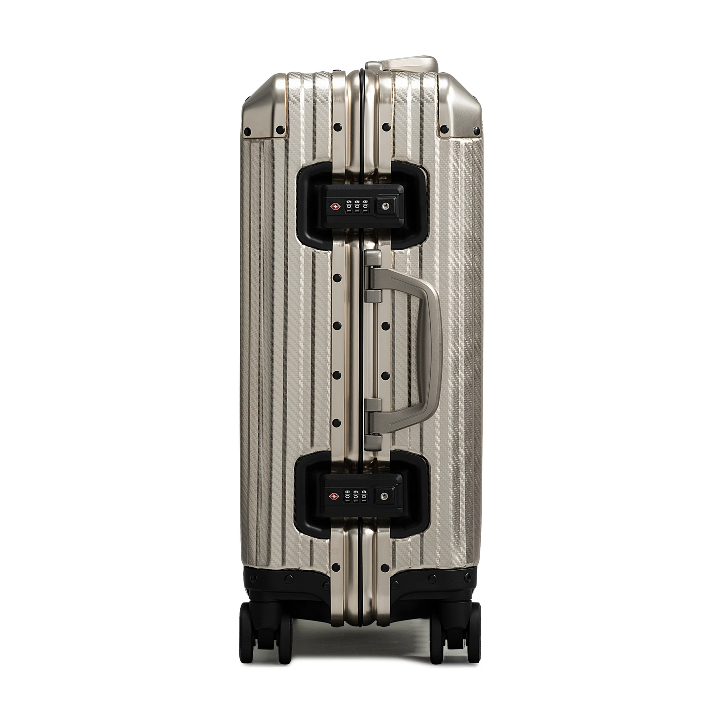 Gold Aluminium Luggage